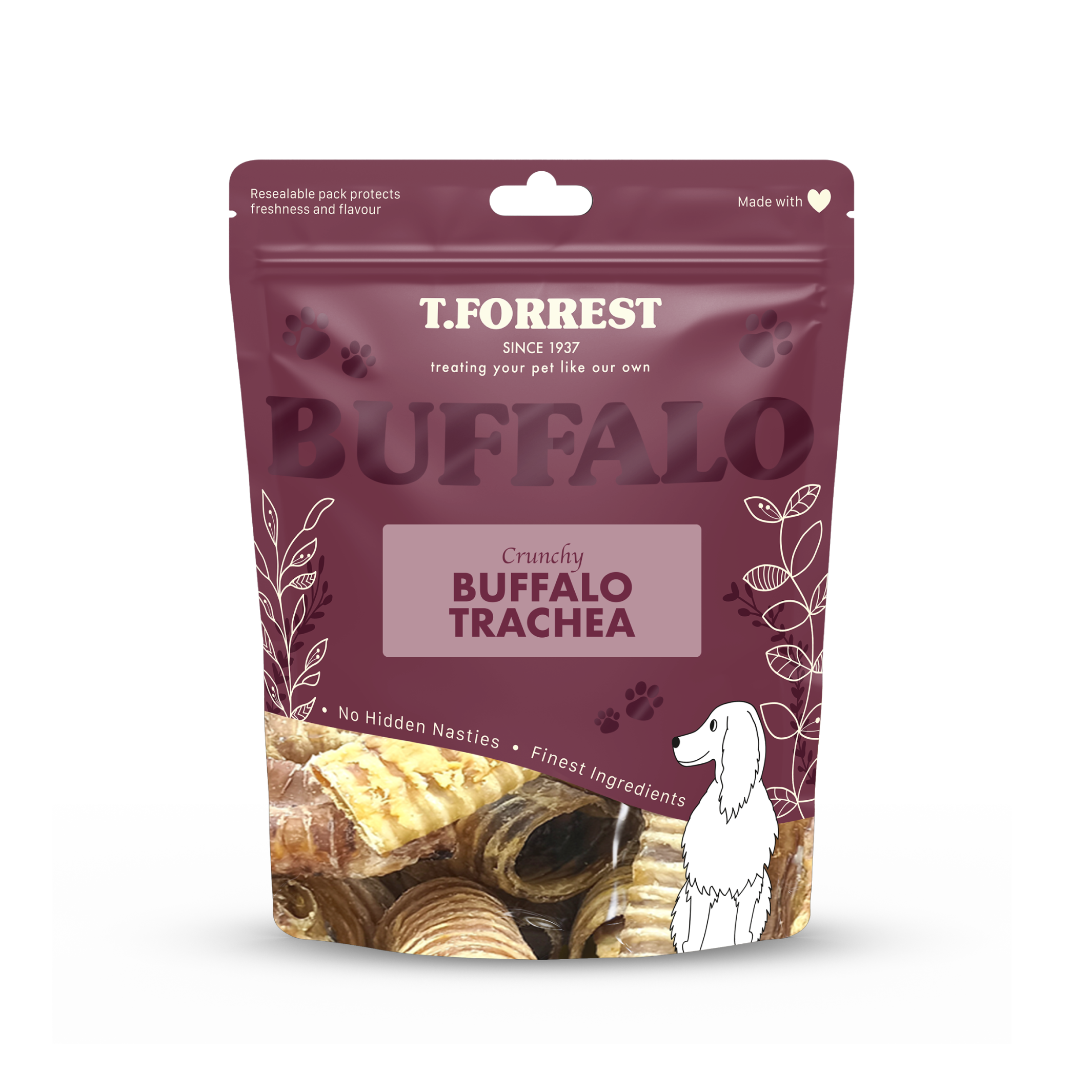 Buffalo Trachea Dog Treats | Natural Joint Support For Dogs – T