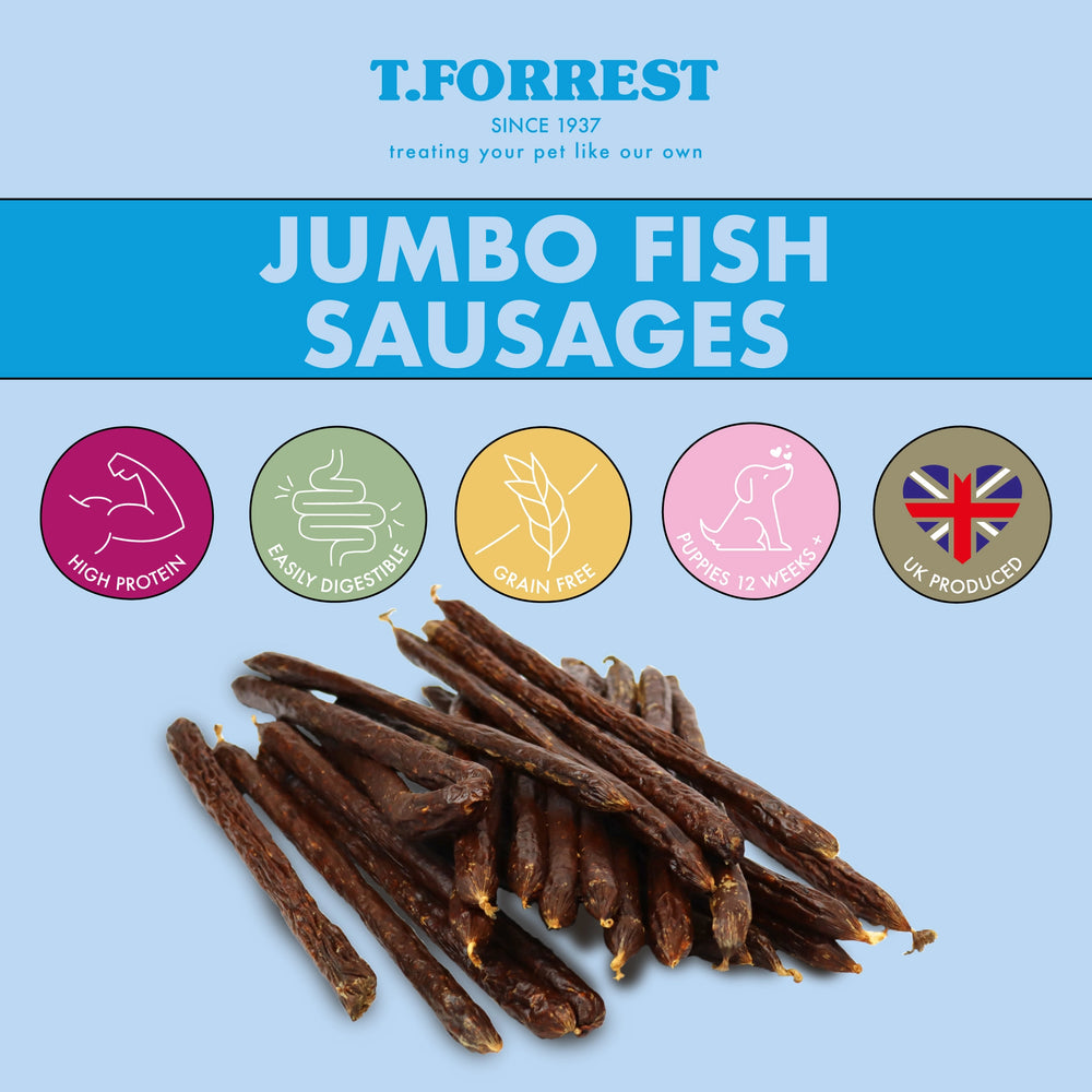 Health Benefits of Jumbo Fish Sausages For Dogs