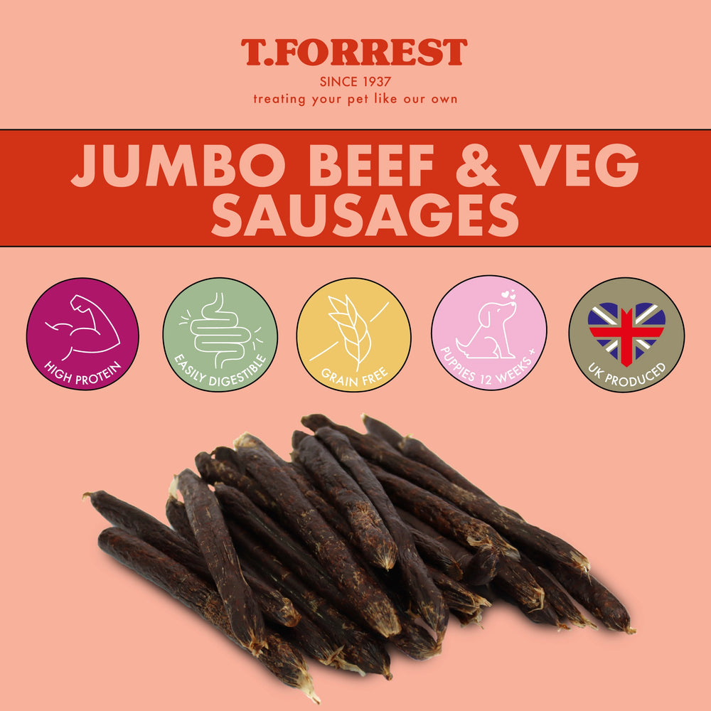 health benefits of jumbo beef and veg sausages