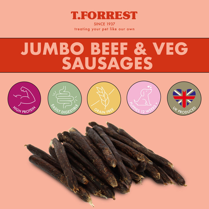 health benefits of jumbo beef and veg sausages