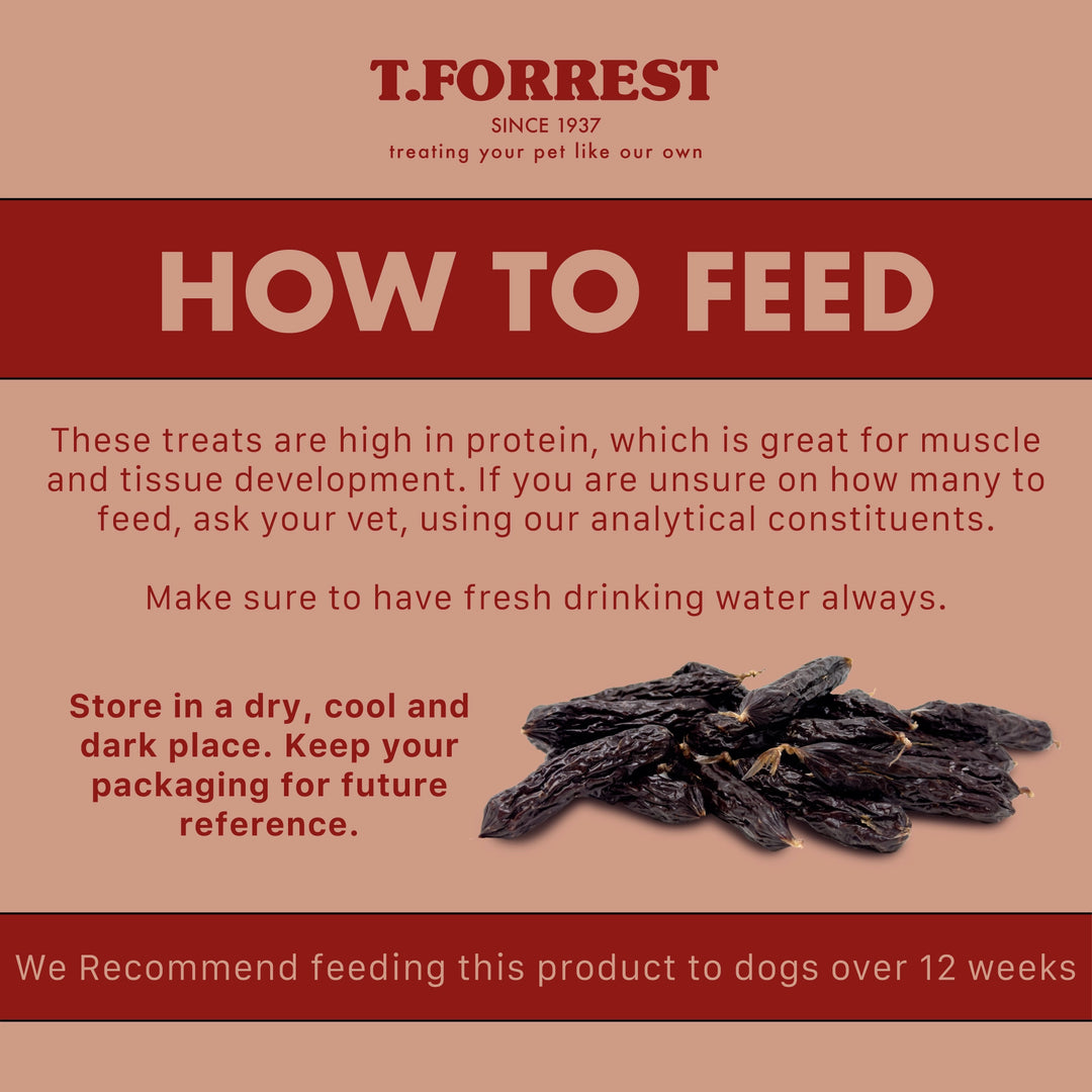 How to feed your dog mini black pudding sausages