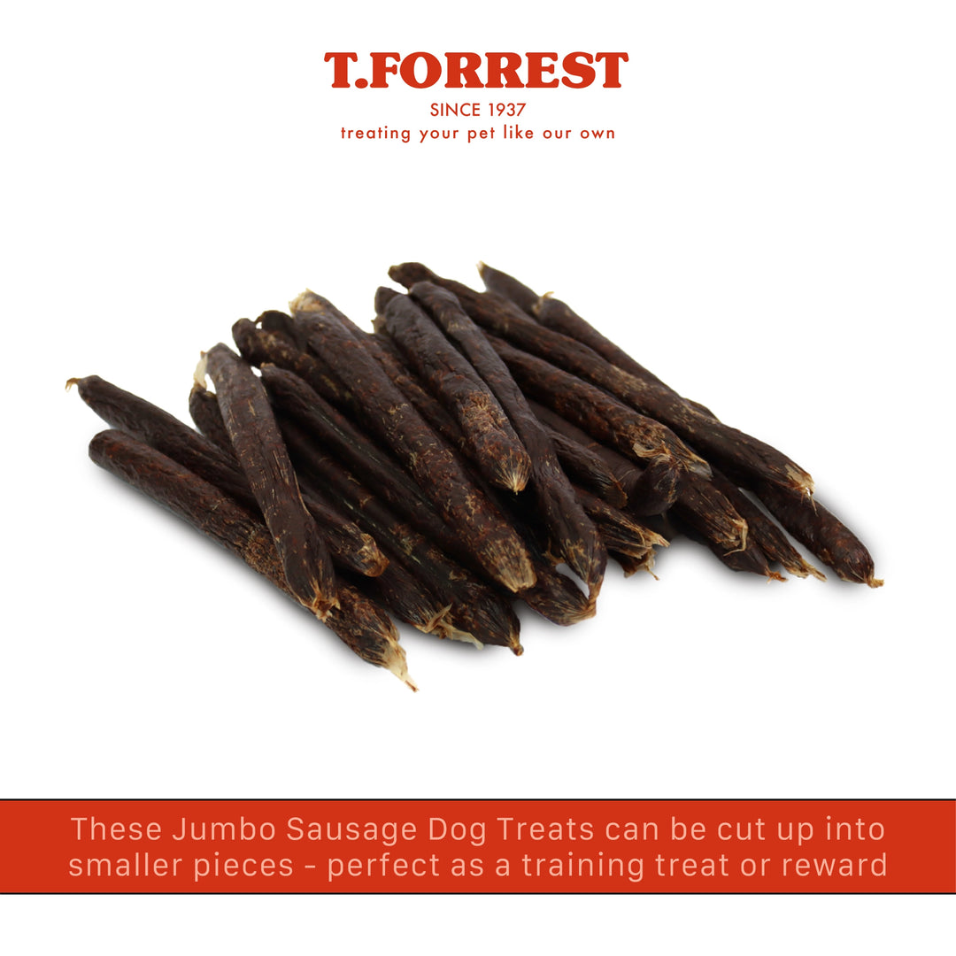 jumbo beef and veg sausages for puppies