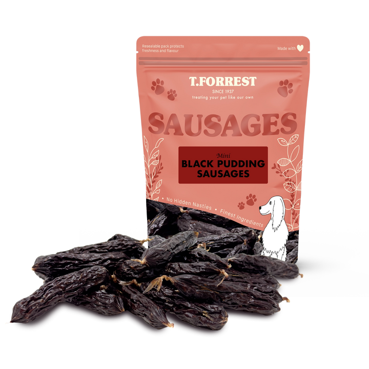 Mini Black Pudding Sausages for dogs