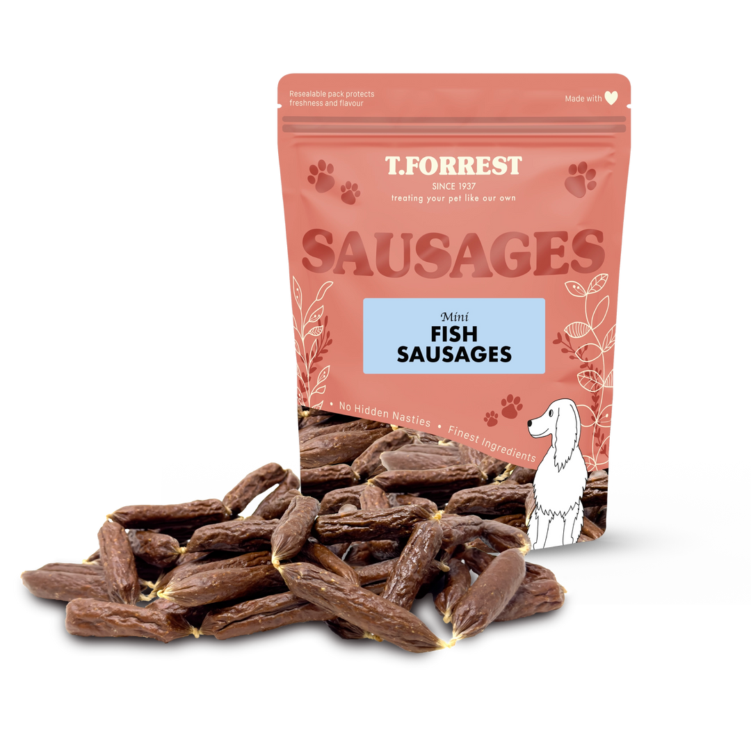 Mini Fish Sausages for dogs