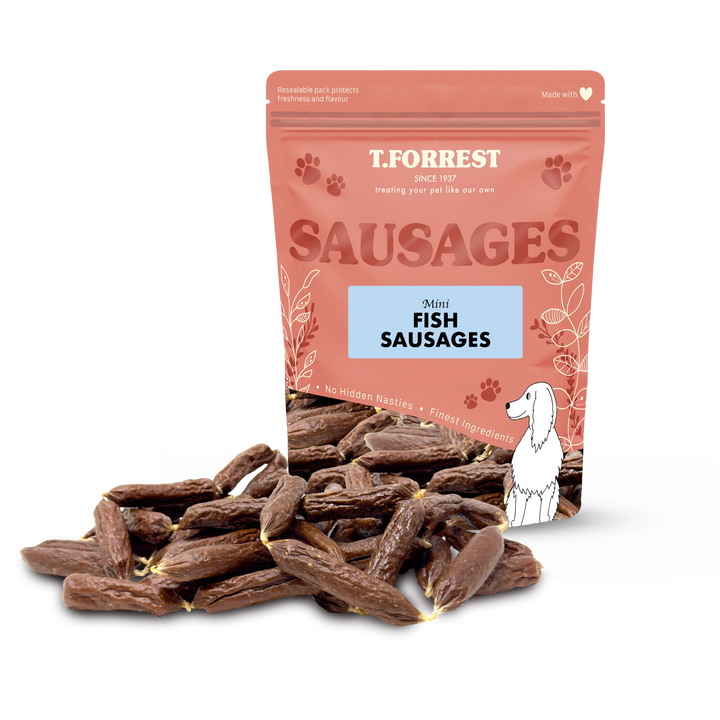 Mini Fish Sausages for dogs
