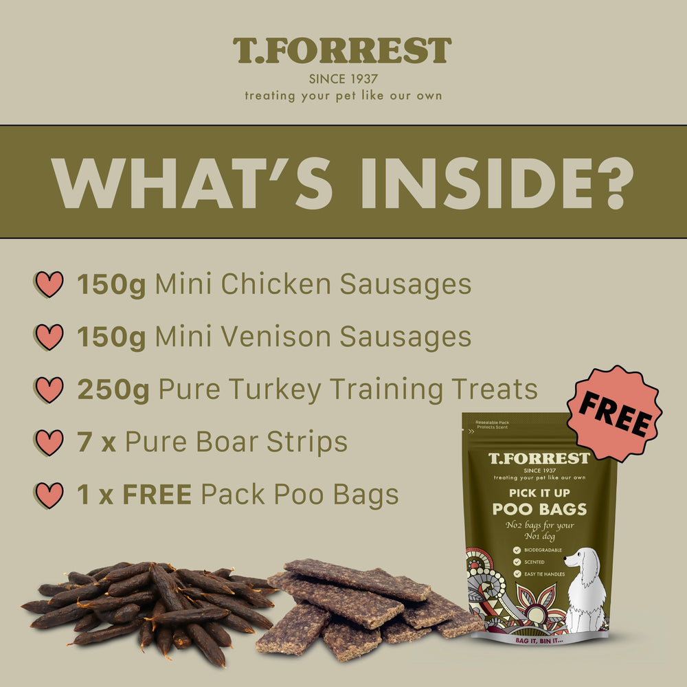What's inside the t forrest bertie selection box