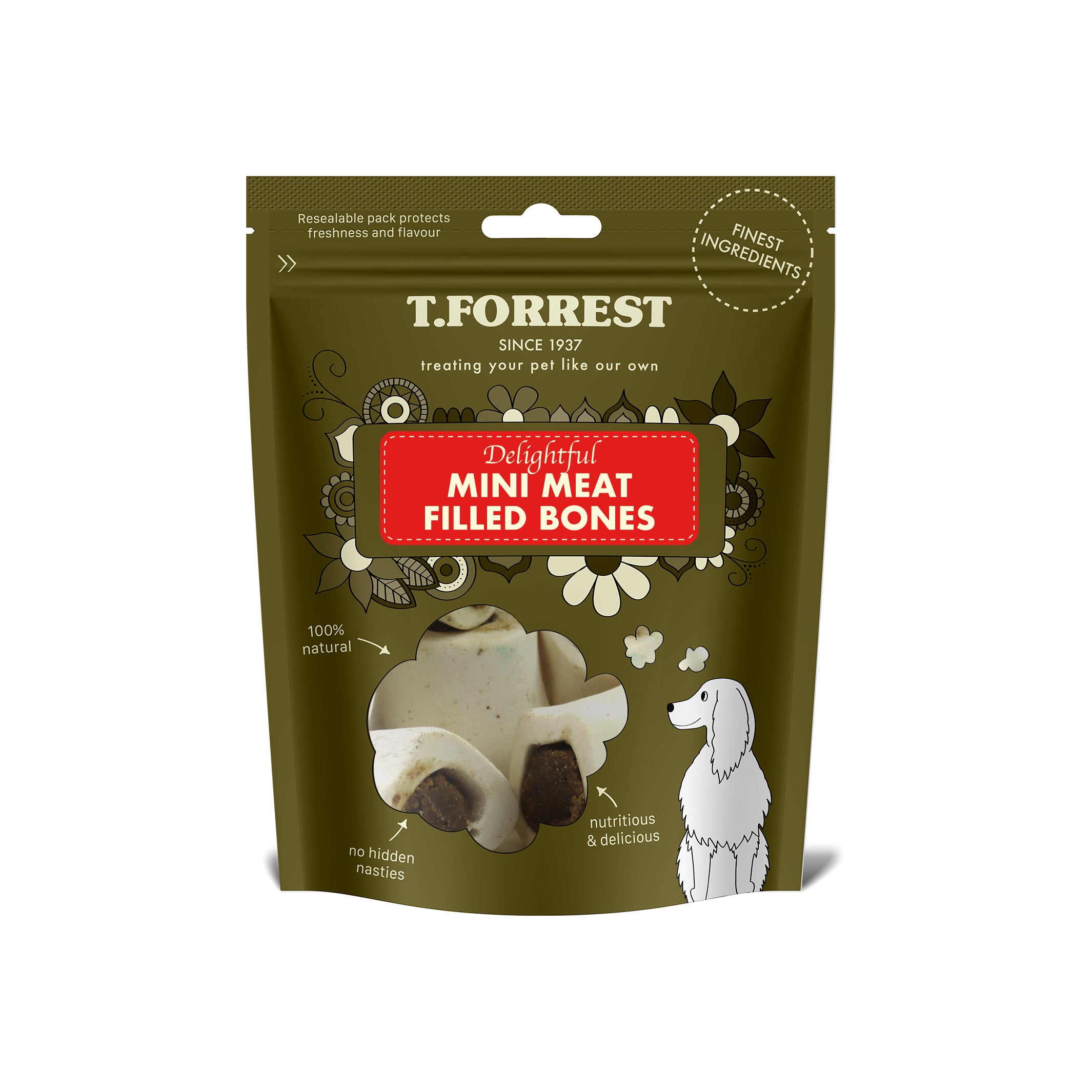 mini meat filled bones for dogs