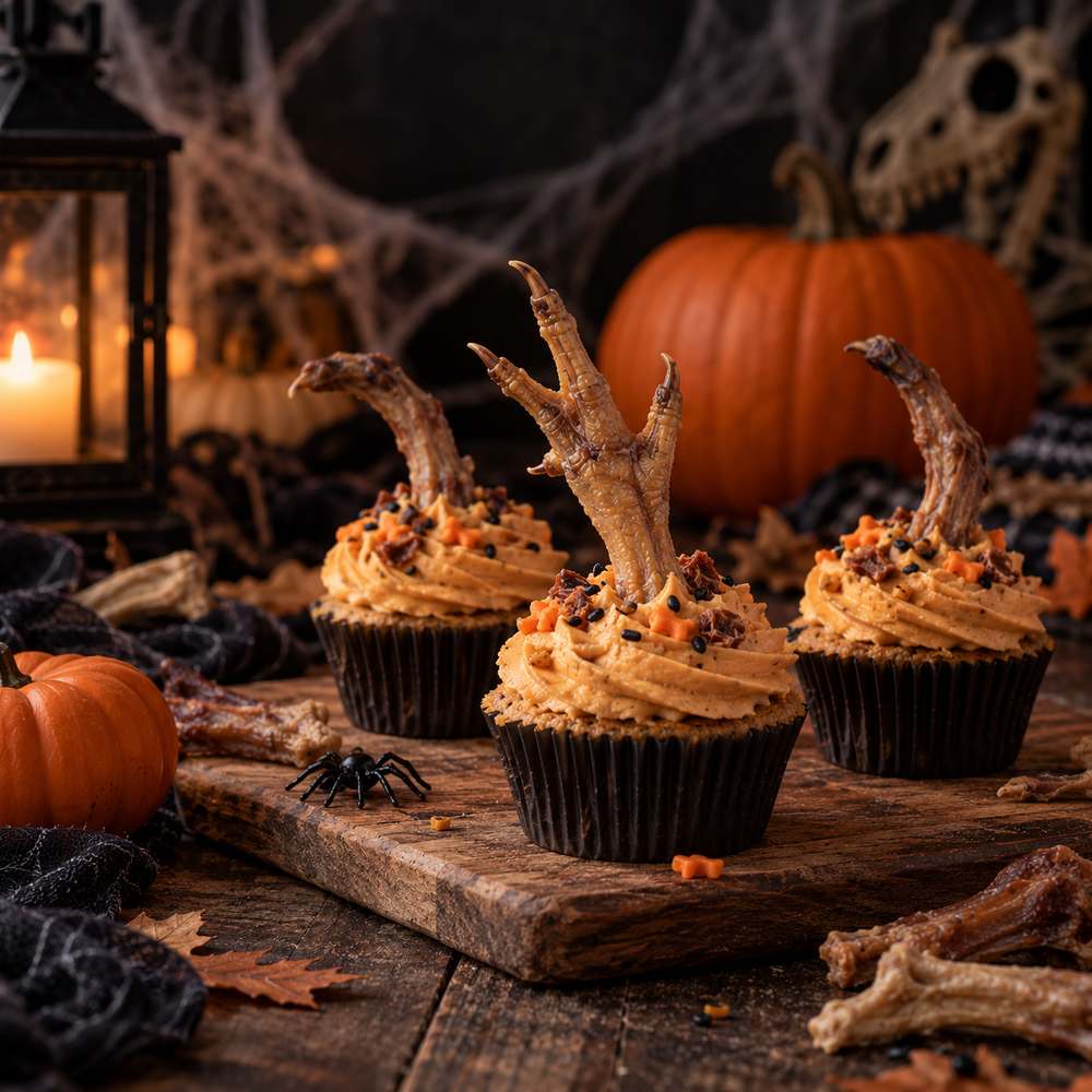Halloween pupcake recipe