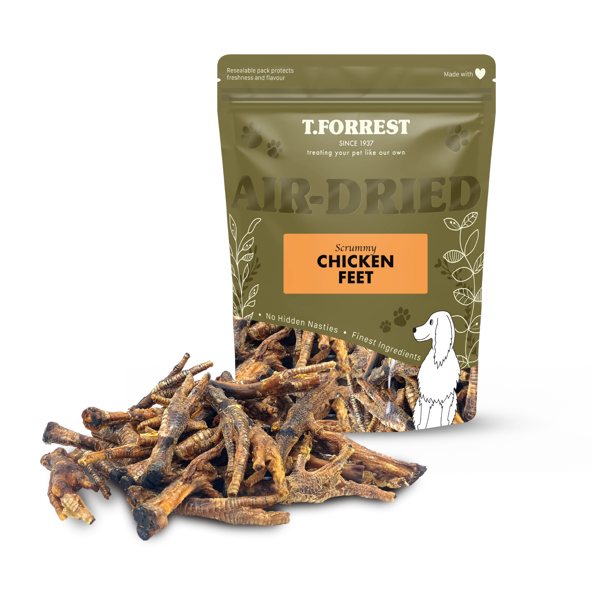 Chicken Jerky Treats Dehydrating Chicken Feet For Dog Treats In