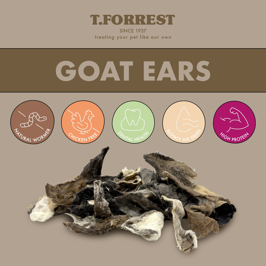 Health benefits for dogs of goats ears with fur