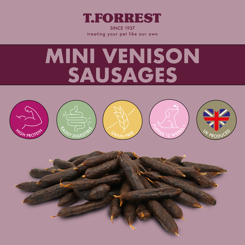 Health benefits of mini venison sausages