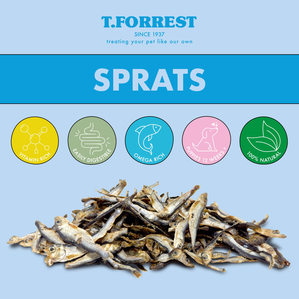 Health benefits of sprats for dogs