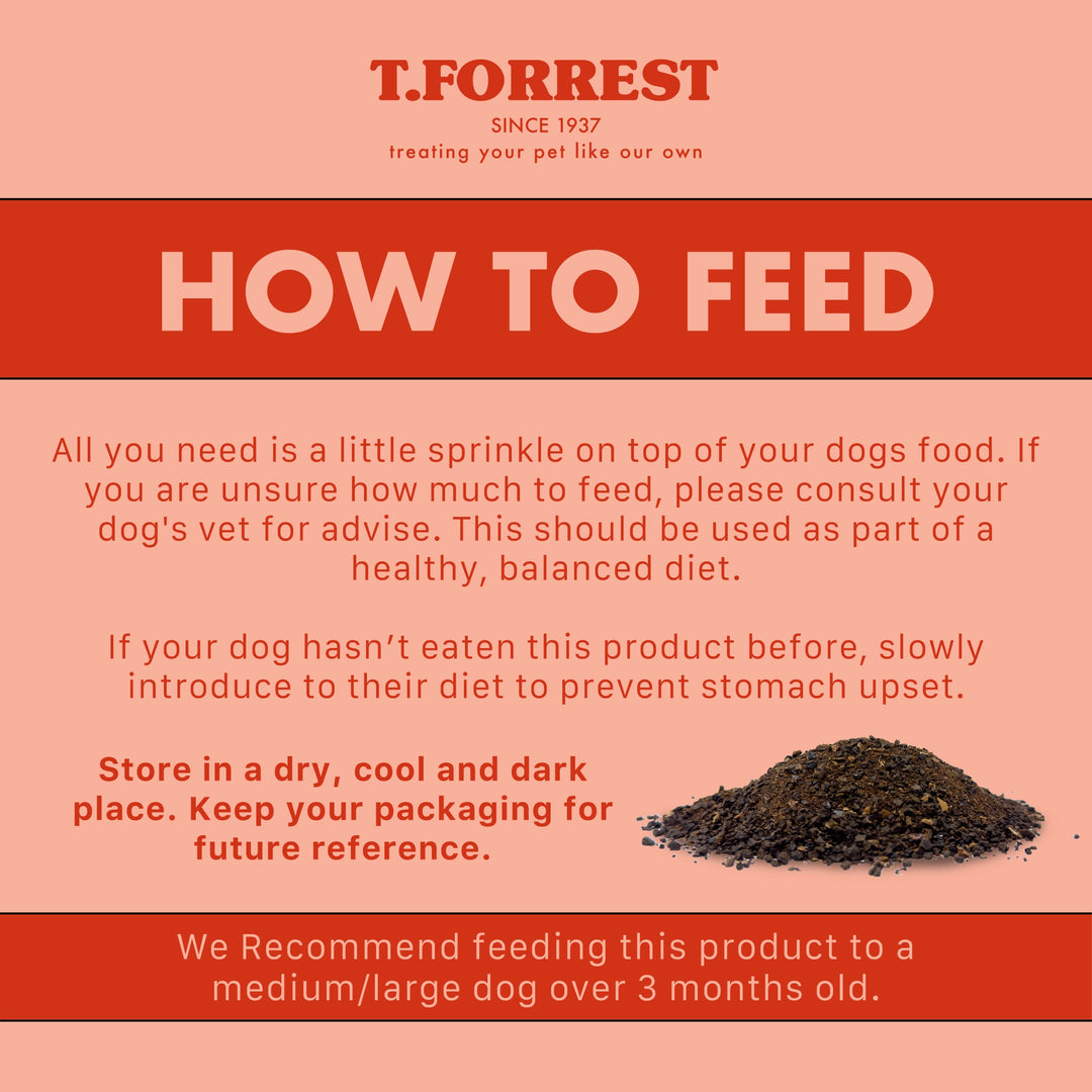 How to feed t forrest beef liver food topper