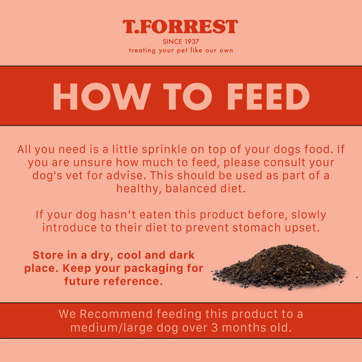 How to feed t forrest beef liver food topper