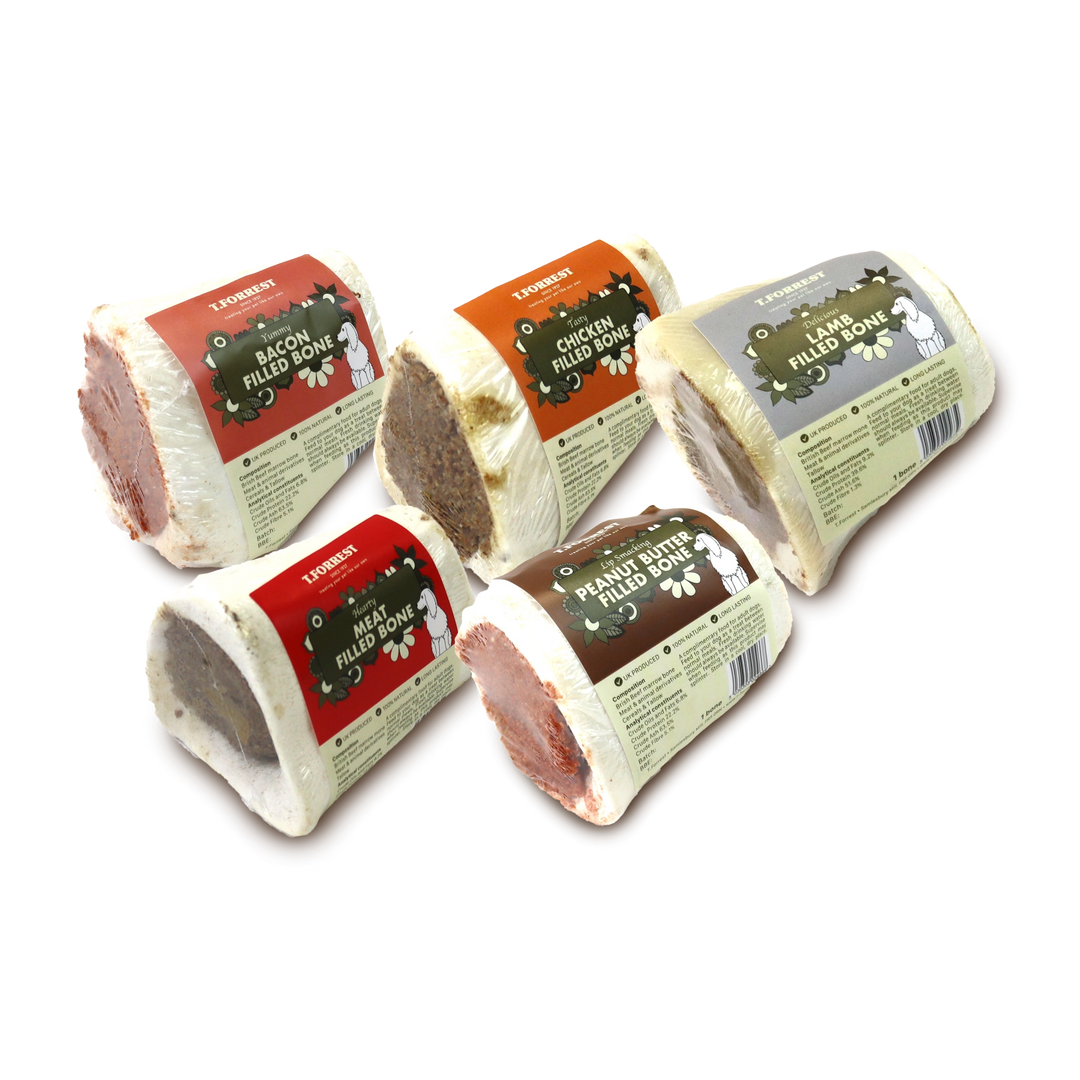 T Forrest Meat Filled Bone Dog Treats