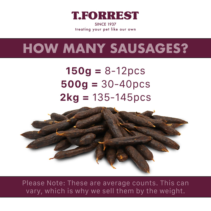 Mini Venison Sausage Quantities