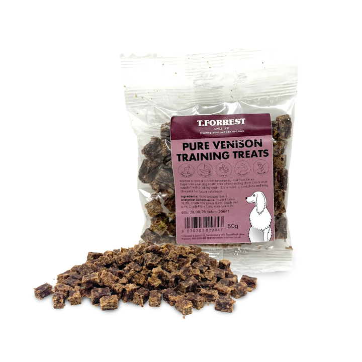 Venison training treats for dogs