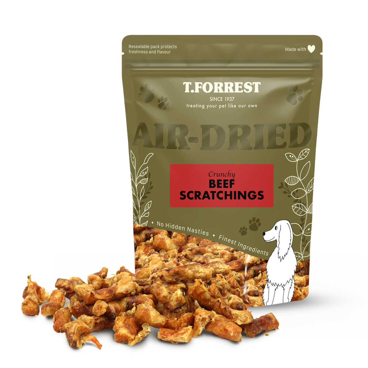 beef scratchings for dogs