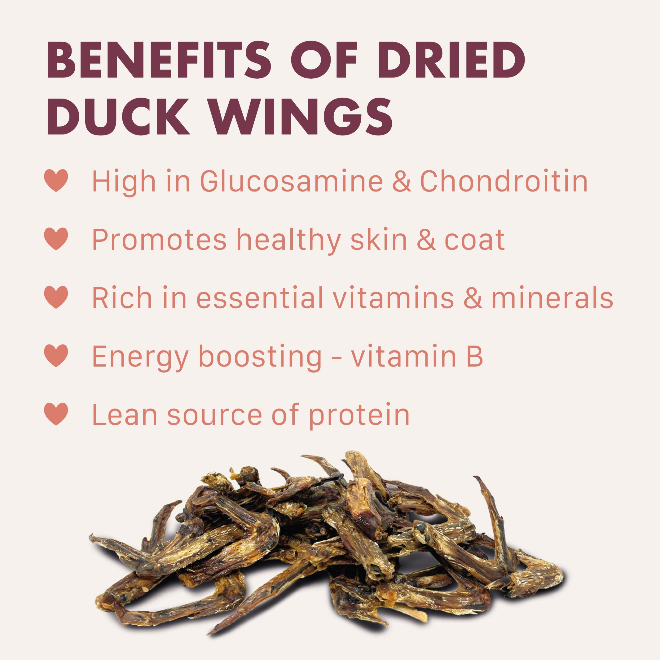 benefits of duck wings for dogs