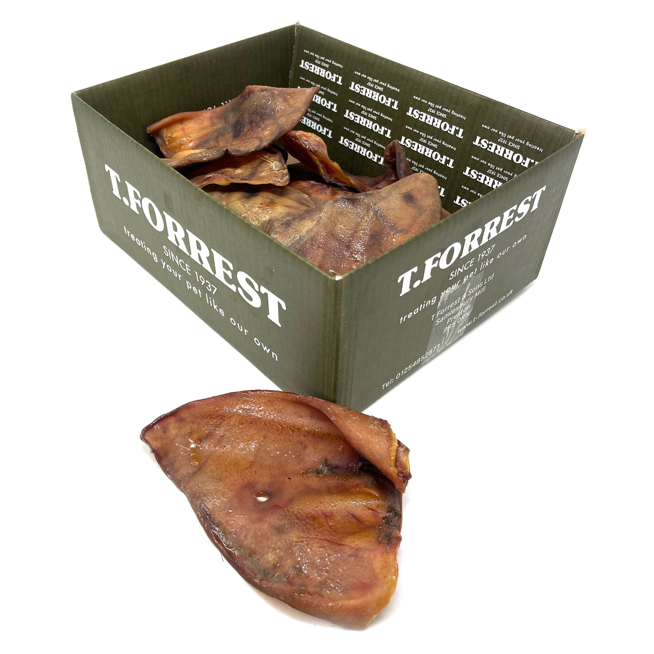 10 large pigs ears for dogs