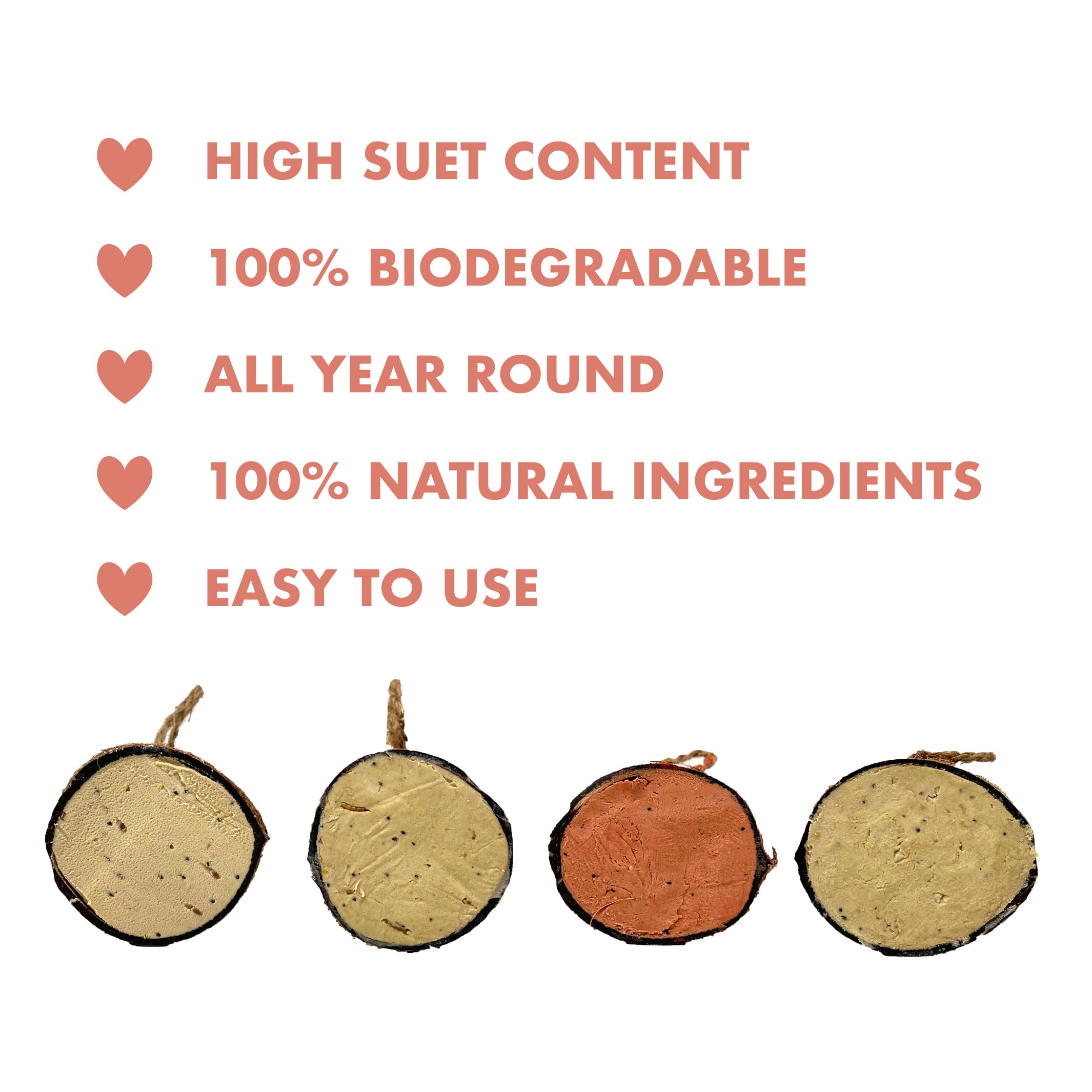 benefits of feeding suet coconuts
