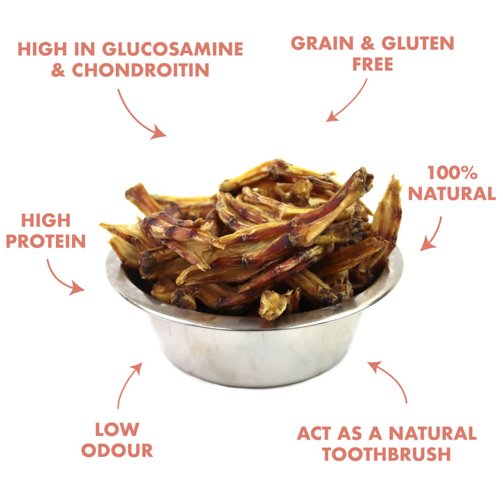 benefits of duck feet for dogs