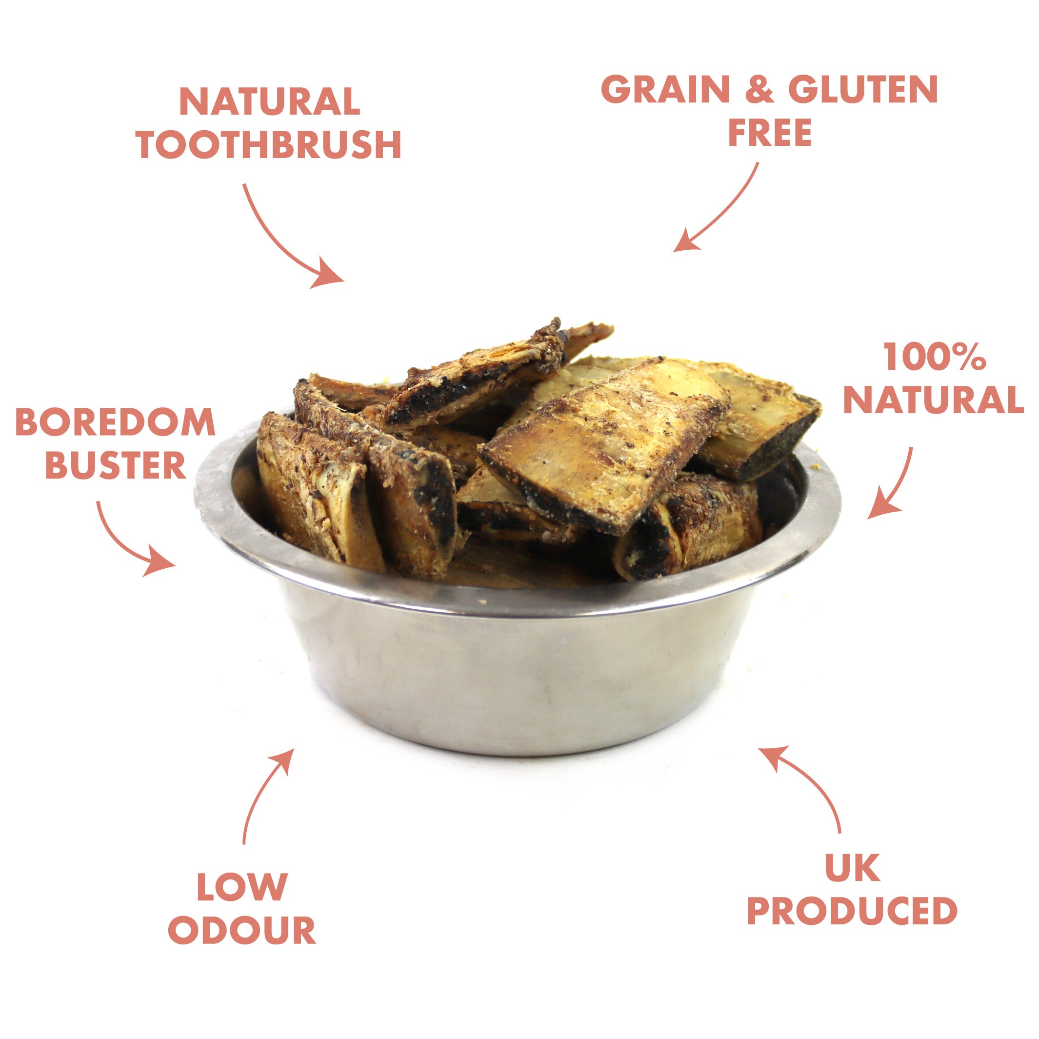 Mini Roasted Rib TForrest Natural Dog Treats T.Forrest